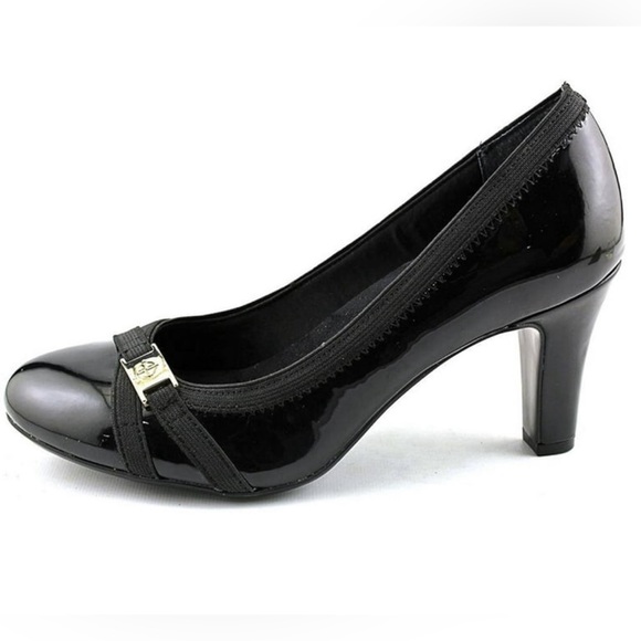 GIANI BERNINI Shoes Vollett Patent Leather Closed Toe Classic Pumps Size 5M Nee - Picture 2 of 8